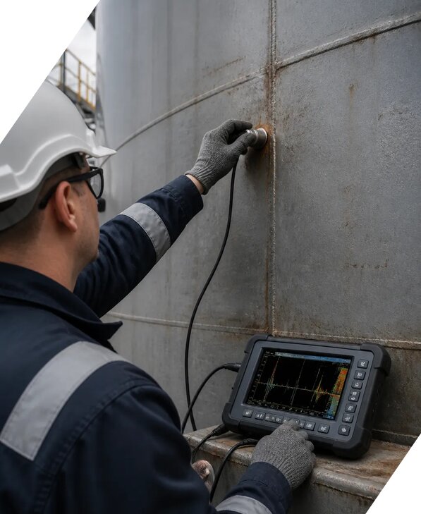Контроль резервуаров ультразвуком в Усинске от 15357 р. | ЭкспертизаРоссия